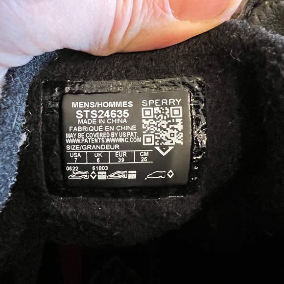 Sperry Ice Bay Boot Seacycled Wool Men's Size 7 - Picture 9 of 11